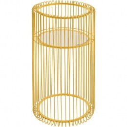 BijzettafelWiremessing70cmKareDesign
