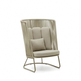 KaveHome-OutdoorfauteuilSaconcamethogerugleuningintouwen