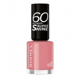 3xRimmelNagellak60SecondsSuperShine235PreppyInPink8ml