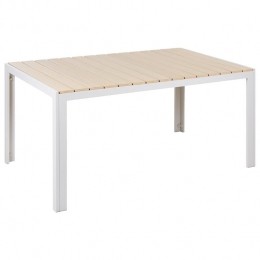 Beliani-COMO-Tuintafel-Lichthout-90x150cm-Kunsthout
