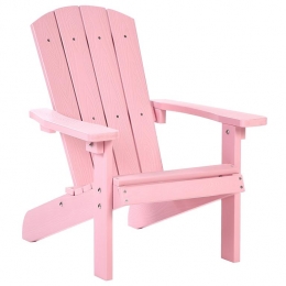 Beliani-ADIRONDACK-Kindertuinstoel-Roze-Kunsthout