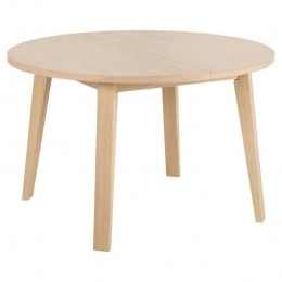 GigaLiving-EettafelRondUitschuifbaar-Naturel-120220x75cm-Annie