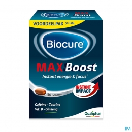 BiocureMAXBoostInstantEnergieConcentratie30Tabletten