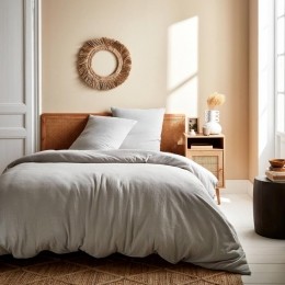 sweeek-2-persoonslichtgrijskatoenenbedlinnenset-Alix