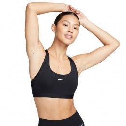 NikeSportbehaLightSupportSwooshZwartWit