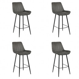Bronx71IndustrilebarkrukBrookeantraciet74cm-Barkrukkenset