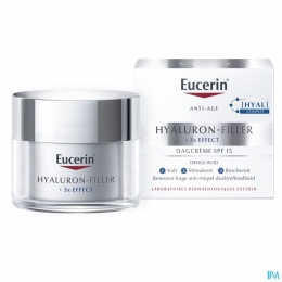 EucerinHyaluron-Filler3xEffectDagcrmeDrogeHuidAntiAgeenRimpelsSPF1550ml