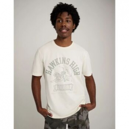 T-shirtKorteMouwWrangler112378555HAWKINSHIGHTEE-MARSHMALLOW