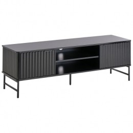 Beliani-GLASTONBURY-TV-meubel-Zwart-140x40cm-MDF