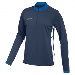 NikeAcademy25Trainingstrui14-ZipDamesDonkerblauwBlauwWit