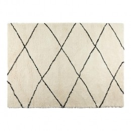 Interieur05VloerkleedBerberNeaWitZwart200x290cm