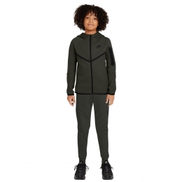 NikeTechFleeceSportswearTrainingspakKidsDonkergroenZwart