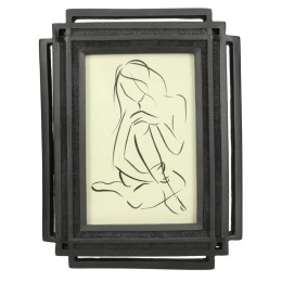 FotolijstPolyresinZwart10x15cm-Hdcollection