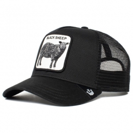 Goorin-TruckerCapTheBlackSheep-PetmaatOneSizezwart