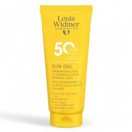 LouisWidmerSuncareSunGel50ZonderParfum100ml
