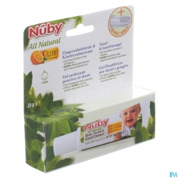 NubyCitroganixTand-entandvleesgelvingertandenborsteltje15g-4m