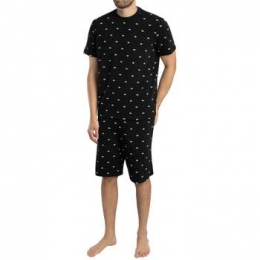 PyjamasnachthemdenLacostePyjamasetmetlogopatroonenkortemouwen