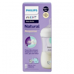 AventNaturalResponseAirfreeZuigfles260mlOlifant