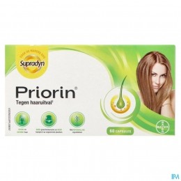 PriorinVoedingssupplementAntiHaaruitvalMetBiotine60Capsules