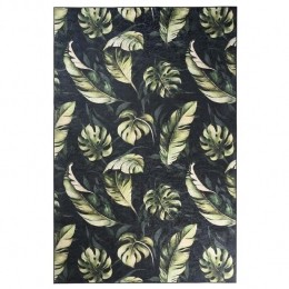 TapesoVloerkleedjunglewasbaar-Modernagroen-80x150cm