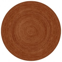 MrcarpetRondjutevloerkleedRoestterracotta150cm