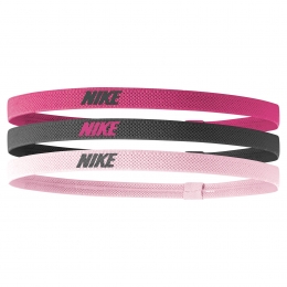 NikeElastischeHaarbanden203-PackRozeGrijsLichtroze