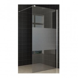 DouchewandWiesbaden90x200cm10mmmetmiddenbandNANOcoating