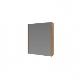 SpiegelkastProlineComfortMetHoutenDeur50x14x60cmWhiskyOak