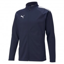 PUMAteamLIGATrainingsjackDonkerblauwWit