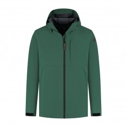 TravelinaposMen-waterproofjack-DarkGroen-MaatL