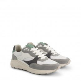 TravelinaposWomen-sneakerlow-Grijs-Groen-Maat38