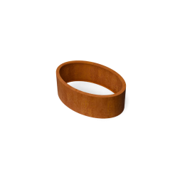 OvaluOvaleplantenbakcortenstaalzonderbodemL120xB80xH40cm-Geroba