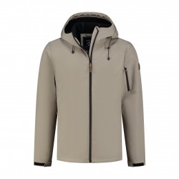 TravelinaposMen-softshelljacket-Zand-MaatXXL