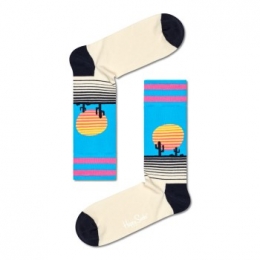 Happysocks2stuksSunsetSockActie