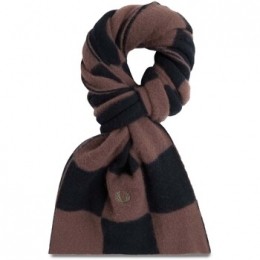 SjaalFredPerryFpChequerboardLambswoolScarf