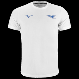 Mizuno125thAnniversarySSLazioCottonTeeJuniorWitMaat164