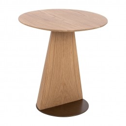 RichmondRondeBijzettafelTafelEiken45cm