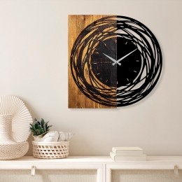 DecoratievehoutenwandklokWebMioliDecor