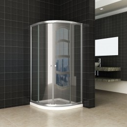 ACTIEWiesbadenDouchecabineKwartrond100x100x190cm5mmHelderGlas