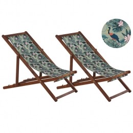Beliani-ANZIO-Strandstoelsetvan2-DonkerhoutPelikaan-Polyester