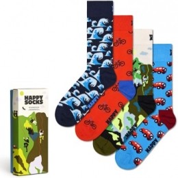 Happysocks4stuksOutAndAboutSocksGiftSetActie