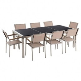 Beliani-GROSSETO-Tuinsetvoor8-Beige-Graniet