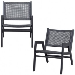 WOOODPemTuinFauteuilsArmleuning-Aluminium-Zwart-Setvan2