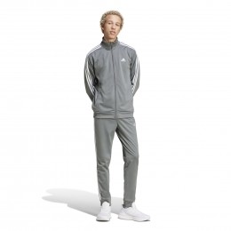 adidasBasic3-StripesTricotTrainingspakFull-ZipGrijsWit