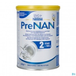 PreNanStage2ZuigelingenmelkBabyLaagGeboortegewicht400g