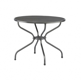 Kettlerstrekmetaaltafel90cmrond