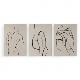 Setvan3wanddecoratiesPrintedBodiesReallyNiceThings