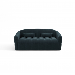 4-zitsslaapbankNoravelvetmetdunlopillomatrasSIAHome