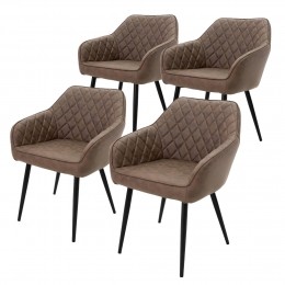 Setvan4eetkamerstoelenSandersML-Design