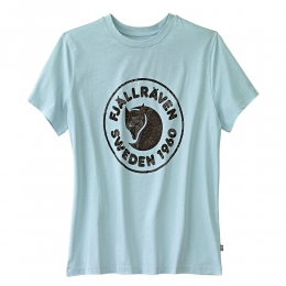 FjllrvenDamesT-ShirtKnkenArtLogoTeeWblauwMaatM